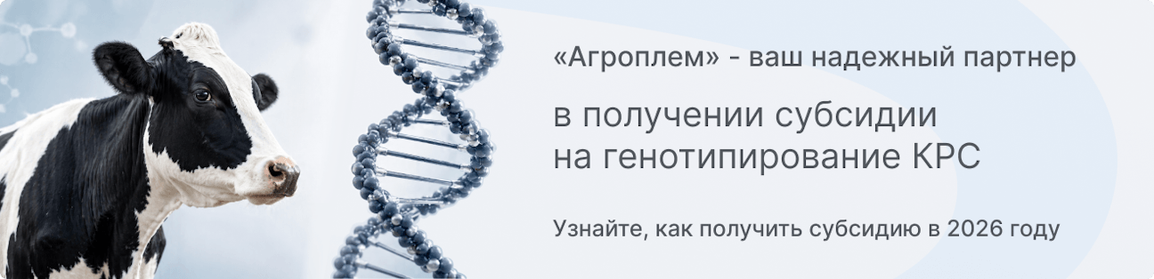 Субсидии на генотипирование КРС